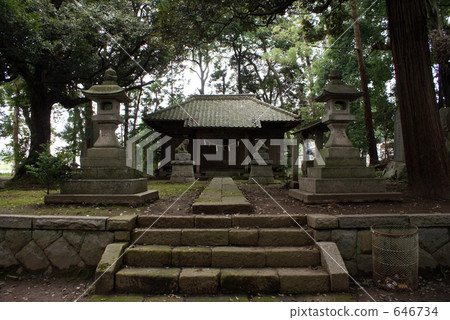 神殿 八幡神社 石阶