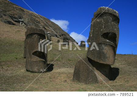 stock photo: moai statue