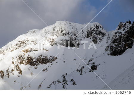 图库照片 大雪山 十胜岳 雪山 查看全部