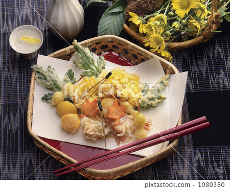 stock photo: tempura, chestnut, chestnuts