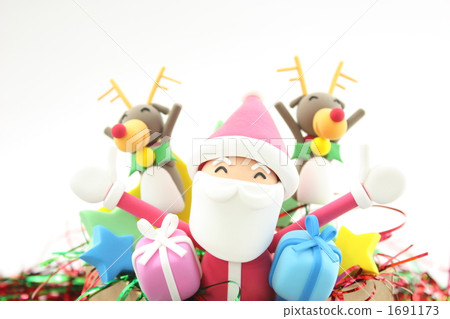 stock photo: santa clau, clay, clay art