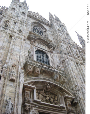 stock photo: facade, gothic architecture, wall surface