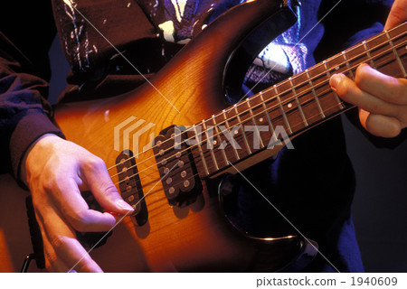 photo : electric guitar, repel, pluck