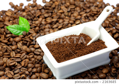 stock photo: coffee bean, coffee-bean, coffee