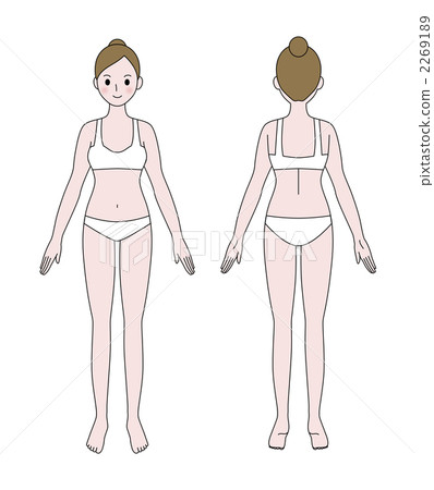 Nude Nudes The Back Stock Illustration 2269189 PIXTA