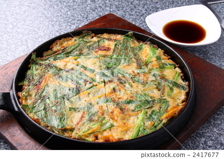 食物 韩式煎饼 韩国海鲜泡菜饼