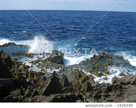 photo : seashore, coast, precipitous cliff