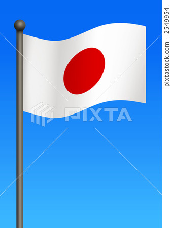 图库插图 日本国旗