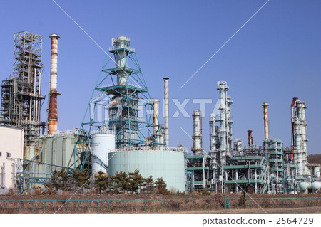 stock photo: oil refinery