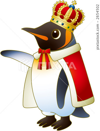 illustration : penguin, penguins, king penguin