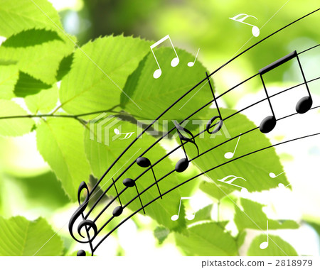 illustration : music, musical score, musical