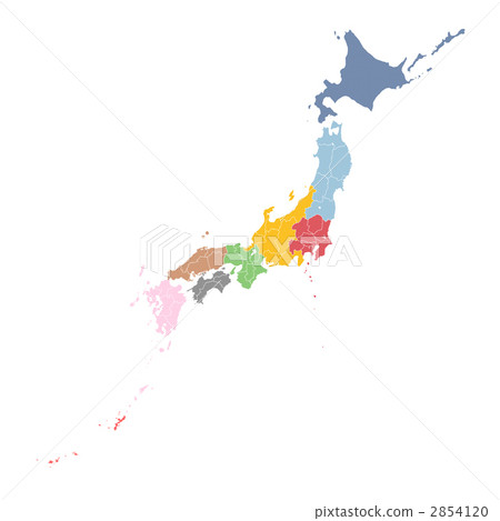 日本地图 日本 日本列岛