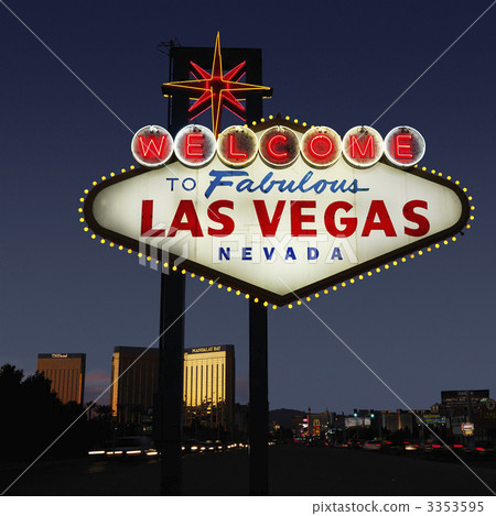 las vegas welcome sign. 3353595