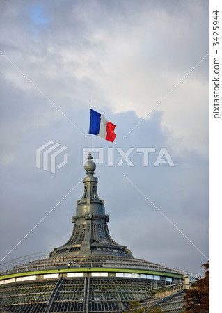 grand prix, grand palais, french flag