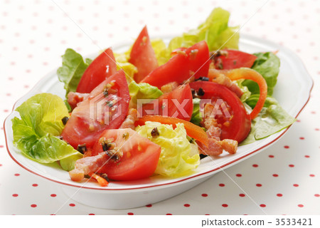 stock photo: tomato salad, salad, salads