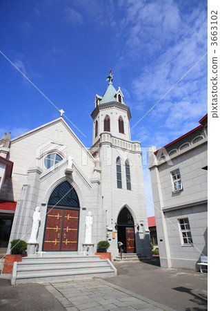 stock photo: catholic motomachi church