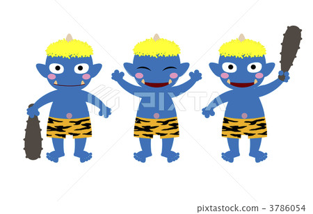 blue oni, ogre, demon