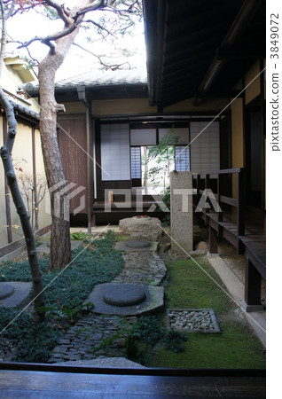 图库照片 传统建筑 庭院 日式房屋