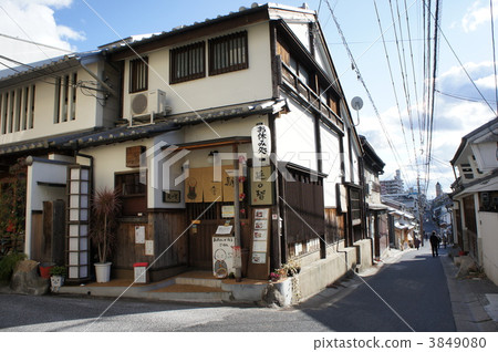 街道 日式房屋 传统建筑