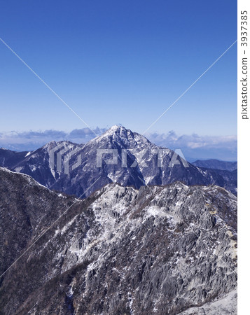 stock photo: mountains, mount kaikoma, snow mountain