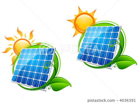 图库插图: solar energy panel