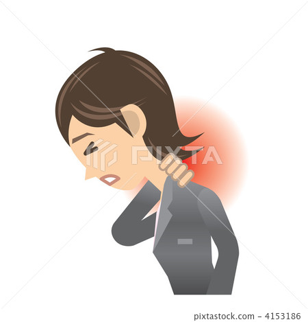 女人 女性 颈强直