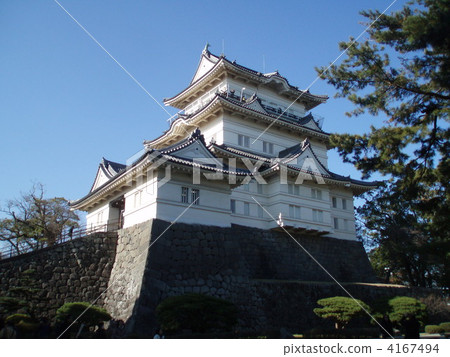 图库照片 小田原城 城堡 小田原城遗址公园