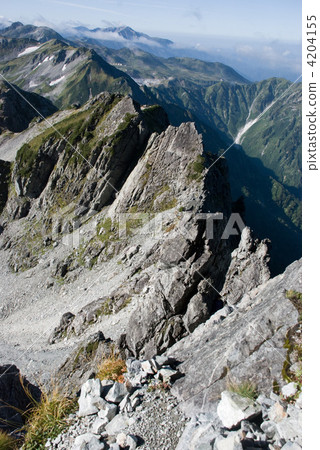 图库照片 剑岳山 落基山 堆