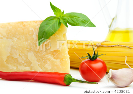 图库照片: italian food ingredients