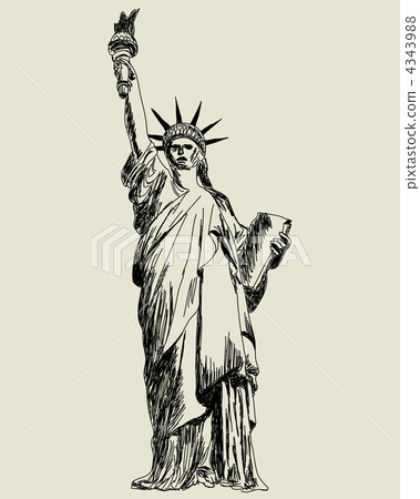 插图素材: statue of liberty