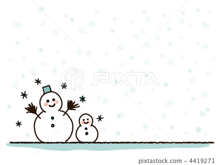 图库插图: 雪人 插图 简单