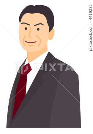 中年男人 stock 插图