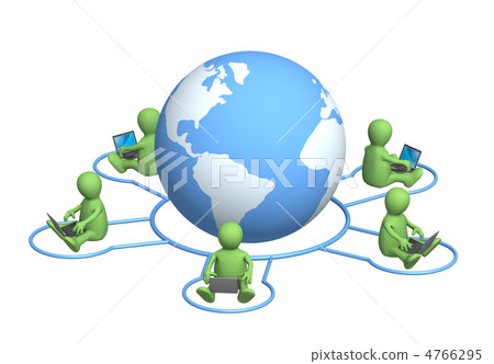 stock illustration: internet