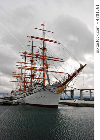 stock photo sailing ship"early kaio maru"