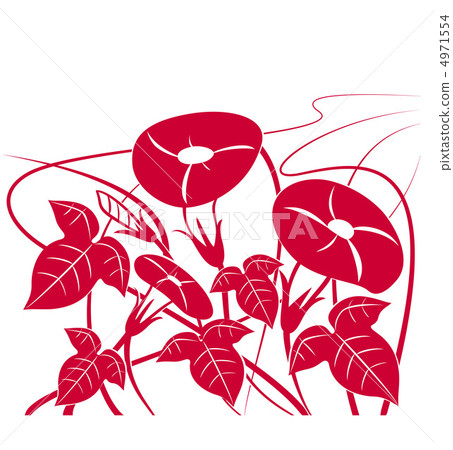 插图素材: 牵牛花_切割图片样式