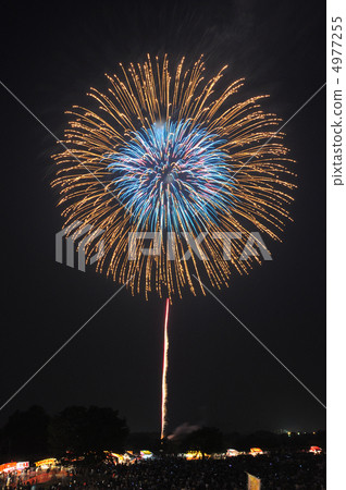 stock photo: fireworks display (kumagai)