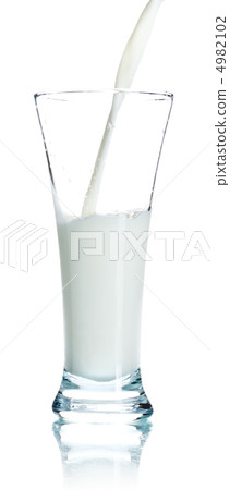 poured milk