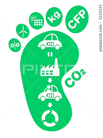 illustration: carbon dioxide, carbon-dioxide, carbon footprint