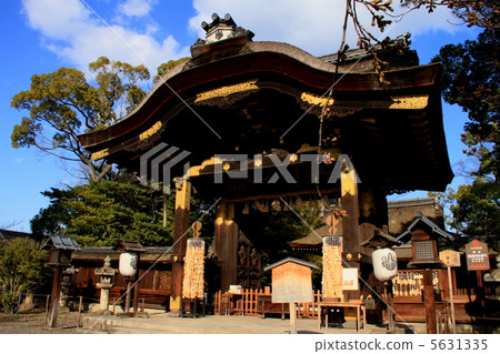 图库照片: 丰国神社/ t门4号(伏见城遗址)