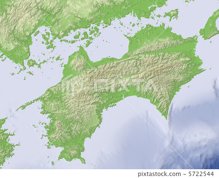 四国地区 地图 地图学