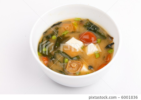 图库照片: miso soup