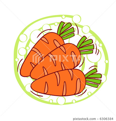 stock illustration: carrot, vegetables, vegetable