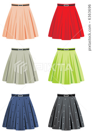图库插图: skirts