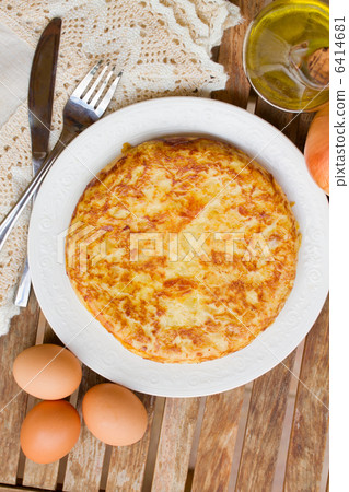 照片素材(图片): spanish omelette tortilla