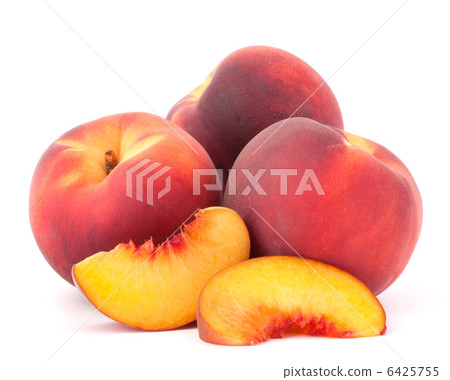 图库照片: ripe peach fruit