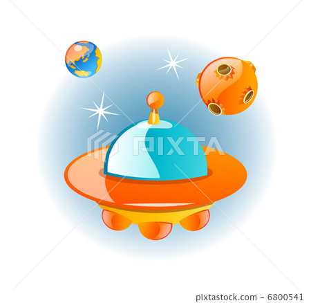 vector icon space ship