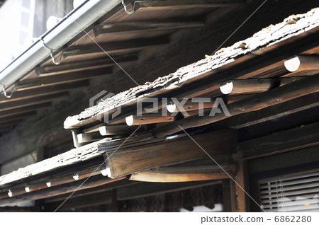 stock photo: eaves, under the eaves, a building