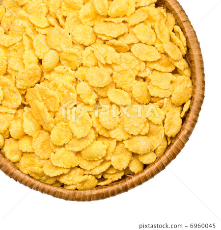 图库照片: corn flakes