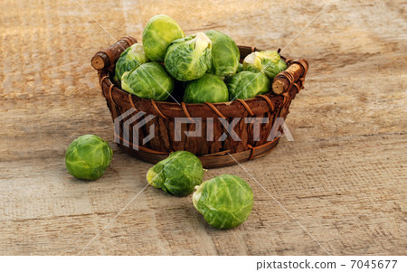 图库照片: brussels sprout