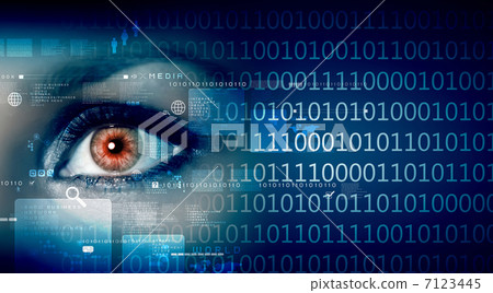 图库照片: digital eye